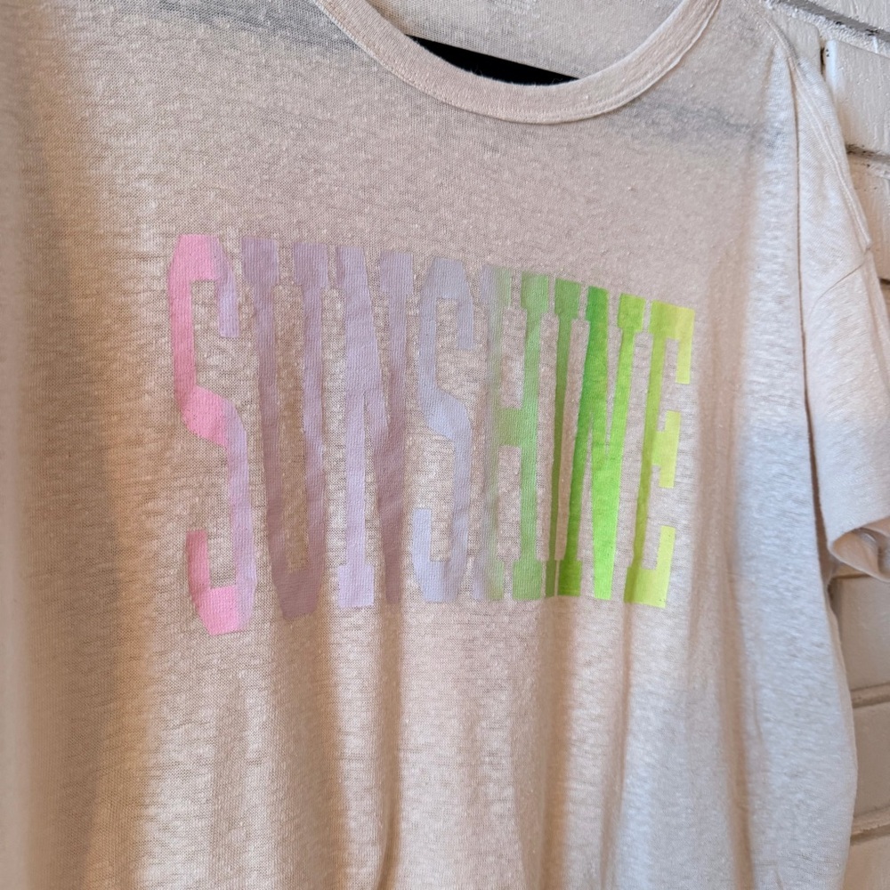 Aerie Sunshine Slub Knit Tee - Picture 2 of 6